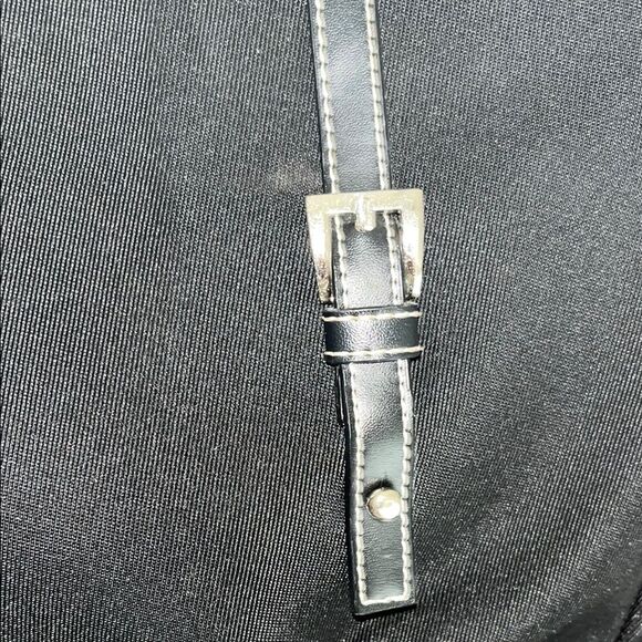 Etienne Aigner Black Shoulder Bag Sleek Structured Design - Picture 11 of 12